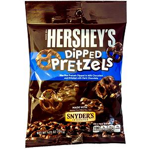 1 package (30 g) Milk Chocolate Flavored Pretzels