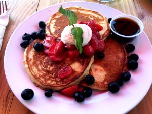 1 Pancake (8 Dia) Pancakes with Fruit