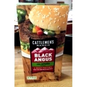 1 patty (151 g) Black Angus Jalapeno & Monterey Jack Beef Patties