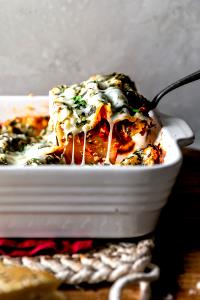 1 Piece (1/6 8 Square, Approx 2-1/2 X 4) Meatless Spinach Lasagna Noodles