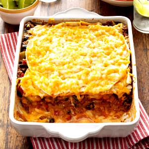 1 Piece (1/6 8 Square, Approx 2-1/2 X 4) Mexican Lasagna