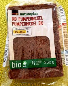 1 piece (68 g) Pumpernickel