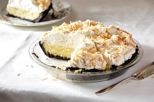 1 Piece Coconut Cream Pie, No-Bake, Pfm