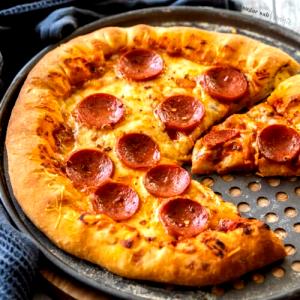 1 Pizza (11 Dia) Thick Crust Pizza with Meat