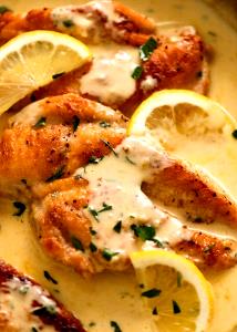 1 plate Creamy Citrus Chicken