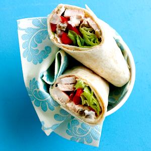 1 portion (225 g) Mexican Chicken Wrap