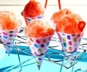 1 Portion Strawberry Snow Cones