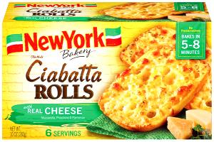 1 roll (51 g) Asiago Cheese Ciabatta Rolls