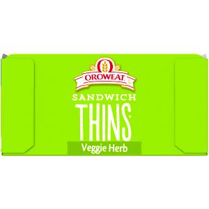 1 roll (57 g) Sandwich Thins - Veggie Herb