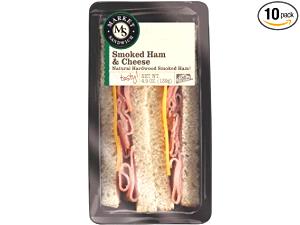 1 sandwich (10.75 oz) 6 Ham and Cheese