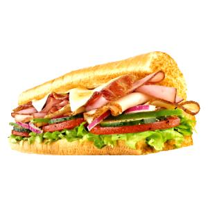 1 sandwich (240 g) 6 Subway Melt