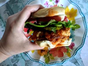 1 sandwich (471 g) 12 Buffalo Chicken