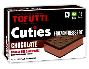 1 Sandwich Nondairy Dessert, Cuties, Chocolate Wave