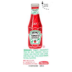 1 serving (0.3 oz) Ketchup (Packet)