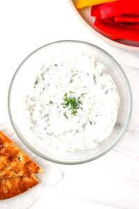 1 serving (1 oz) Tzatziki