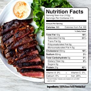 1 serving (10 oz) Ribeye Steak