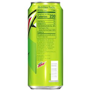 1 serving (16 oz) Mountain Dew (16 oz)