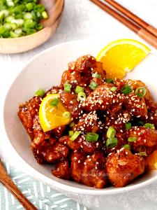 1 serving (233 g) Crispy Orange Chicken