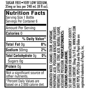 1 serving (32 oz) Diet Pepsi (32 oz)