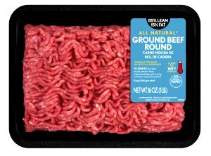 1 serving (4 oz) Ground Beef Round 85/15