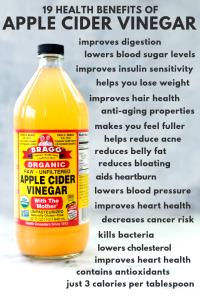 1 serving (8 oz) Apple Cider Vinegar All Natural Drink