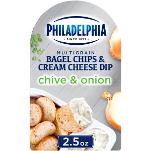 1 Serving Bagel & Cream Cheese To-Go, Chive & Onion