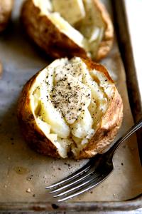 1 Serving Baked Potato (With Butter & Sour Cream)