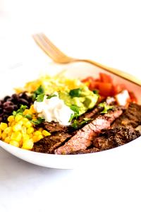 1 serving Carne Asada Rice Bowl