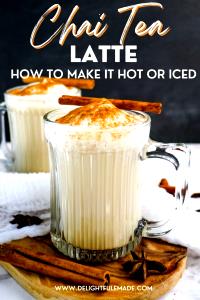 1 Serving Chai Tea Latte, Medium - Skim Milk