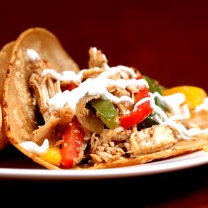 1 serving Chicken Fajita Taco (White)