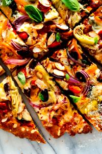 1 Serving Classic Veggie Pizza