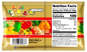 1 Serving Gummy Bears