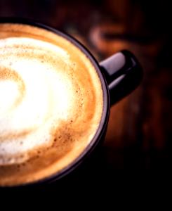 1 Serving Hot Latte, Caramel/Hazelnut Regular
