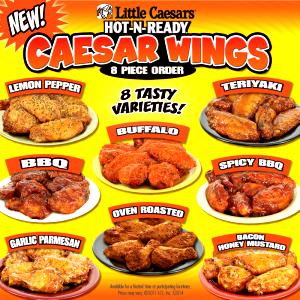 1 Serving Mild Caesar Wing