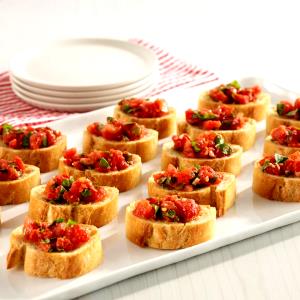 1 Serving Petite Diced Tomatoes With Balsamic Vinegar, Basil & Olive Oil