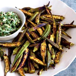 1 Serving Spiced Okra
