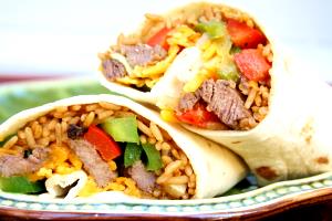 1 serving Steak Fajita Burrito