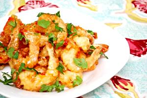 1 Serving Sweet And Spicy Tempura Shrimp