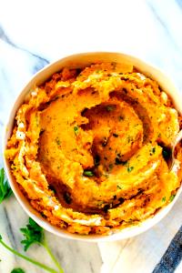 1 Serving Sweet Things Lightly Seasoned Mashed Sweet Potatoes