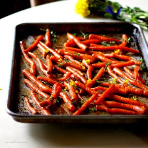 1 side Balsamic Carrots