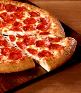 1 slice (143 g) 14 Large Pepperoni Pan Pizza
