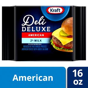 1 slice (19 g) Deluxe 2% Milk American Slices