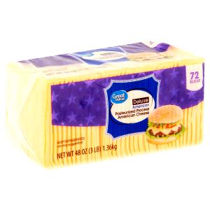 1 slice (19 g) Pasteurized Process American Cheese