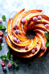 1 Slice Bundt Cake, Orange Cranberry