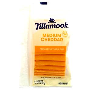 1 Slice Cheddar Cheese, Medium, Slice