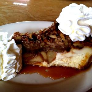1 slice Dutch Apple Caramel Struesel Cheesecake (10)