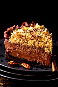 1 slice German Chocolate Cheesecake (10)