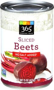 1 Slice Low Sodium Beets (Canned)