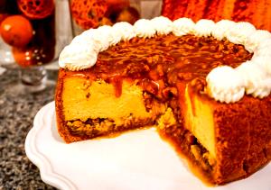 1 slice Pumpkin Pecan Cheesecake (7)