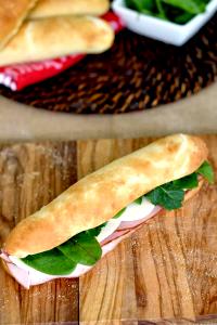 1 Small (5-1/2 Long) Submarine Hoagie Roll